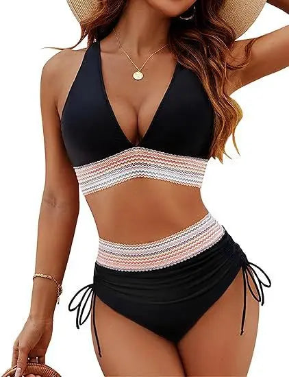 SunShape – Summer Tummy Control High Waist Bikini Set