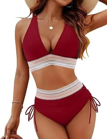 SunShape – Summer Tummy Control High Waist Bikini Set