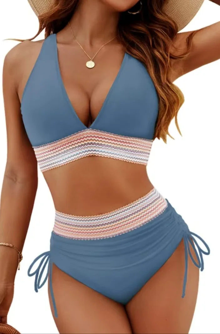 SunShape – Summer Tummy Control High Waist Bikini Set