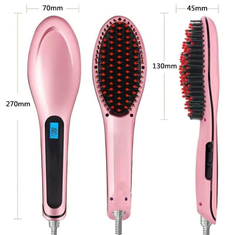 3-in-1 Electric Hair Brush - Dry, Straighten and Style