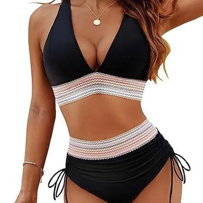 SunShape – Summer Tummy Control High Waist Bikini Set