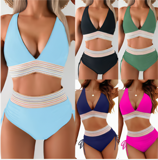 SunShape – Summer Tummy Control High Waist Bikini Set
