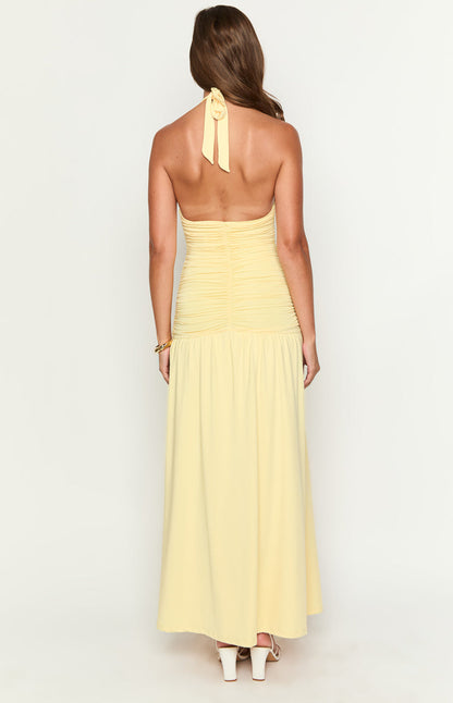 Gloria Yellow Maxi Dress
