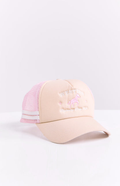 Beginning Cream Pony Club Trucker Cap (FREE over $180)