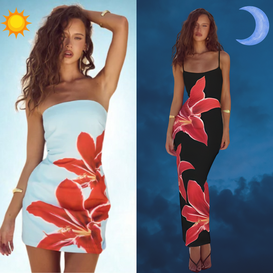 Summer Dress Combo - Floral Day x Night Mood
