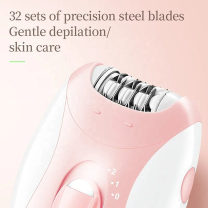 Electric Body Epilator - Removes and plucks hair from the root