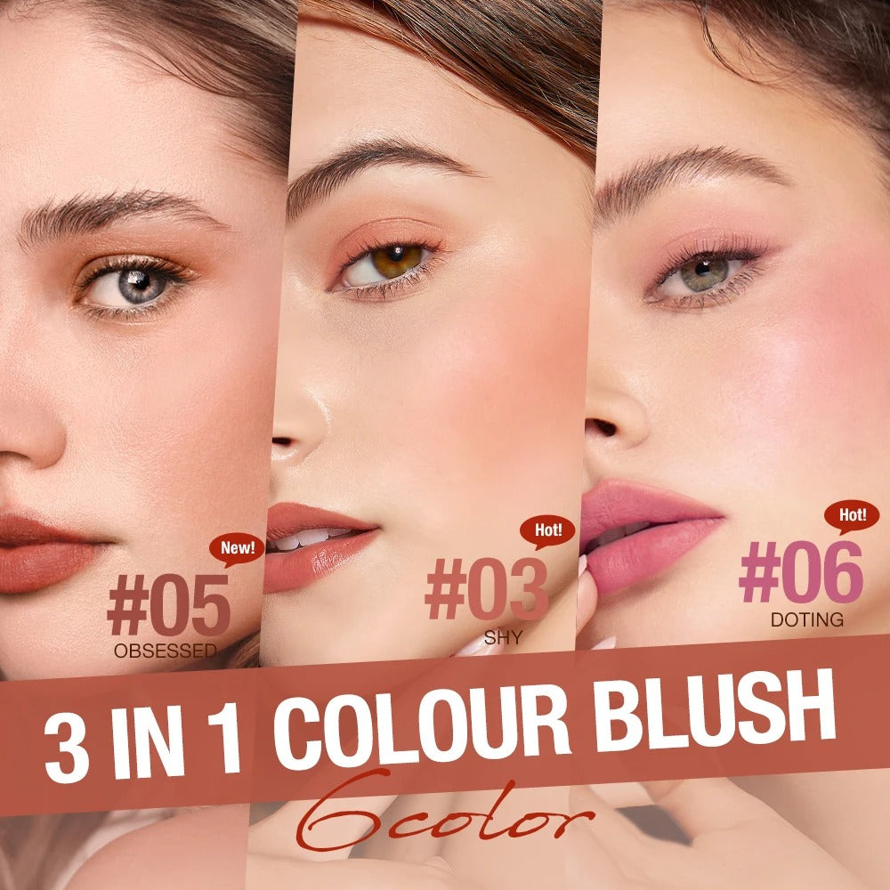 Blush Matte Lipstick - 3 in 1