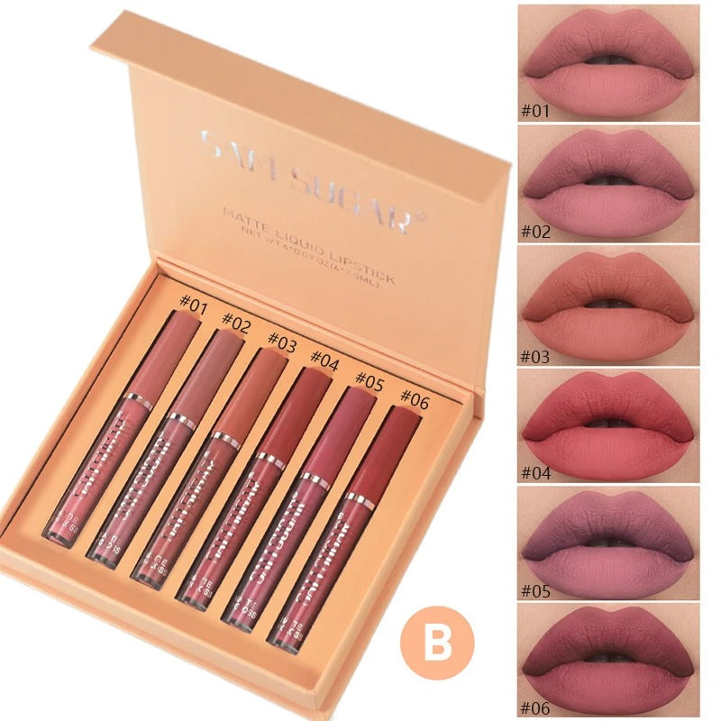 Matte Liquid Lipstick Kit - Waterproof