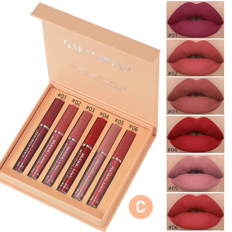 Matte Liquid Lipstick Kit - Waterproof